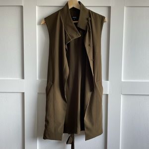 Cute mid-length wrap vest